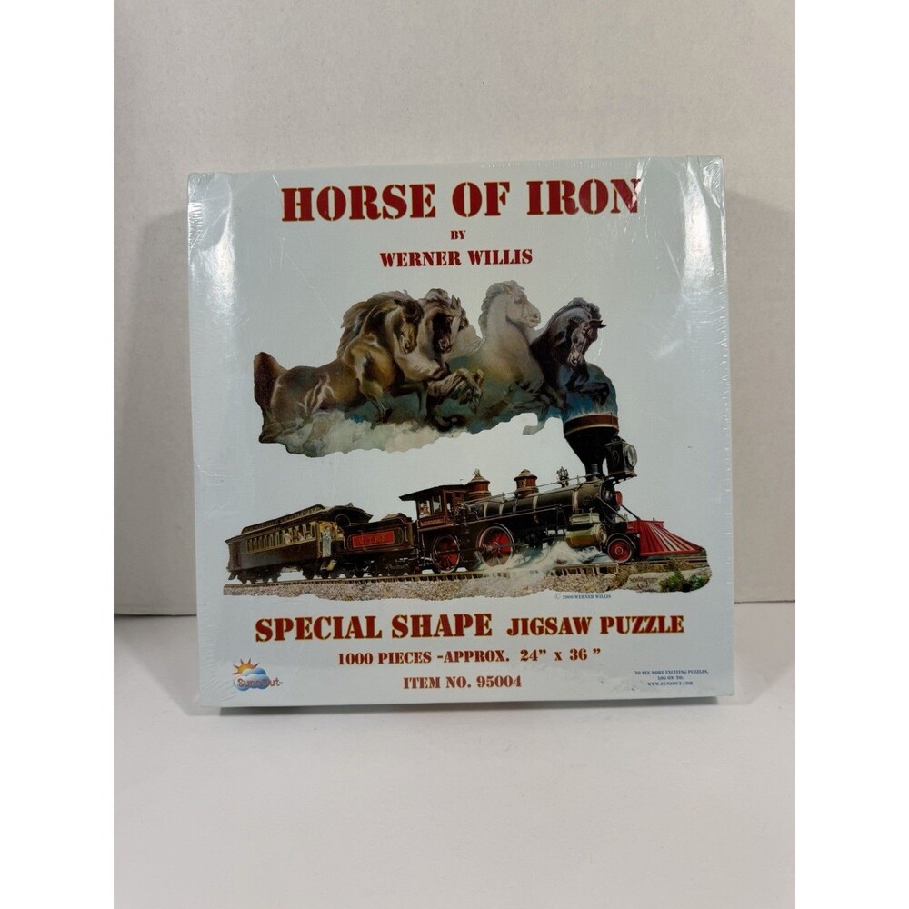 Horse Of Iron 1000 Piece Jigsaw Puzzle By Werner Willis NIB